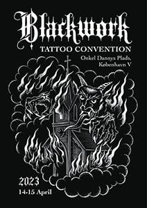Affisch: Blackwork Tattoo Convention